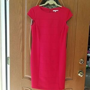 Studio One New York red dress Sz 8 EUC